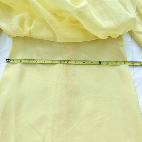 VTG 70's Handmade Gunne Sax Inspire Dot Embroid. Long Sleeve Prairie Dress Sz 6 - Picture 4 of 16